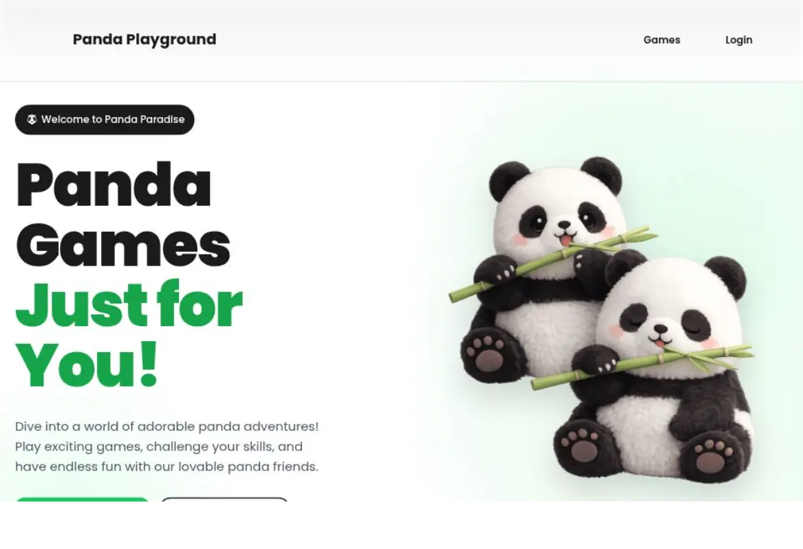 Panda Playground project hero image