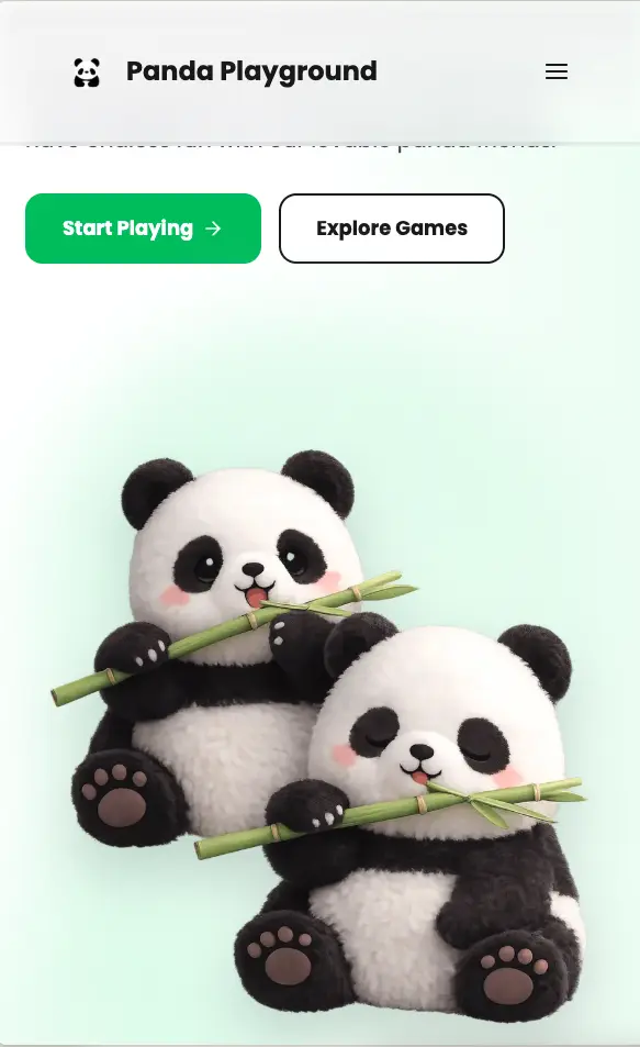 Panda Playground project preview